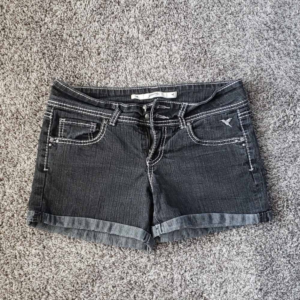 🌵Like New Black Jean Shorts
